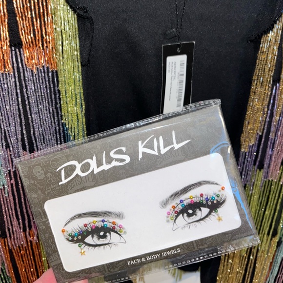 Nasty Gal Multi Color Patchwork Beaded Jacket - Taylor Swift Eras Tour Jacket - Picture 7 of 7